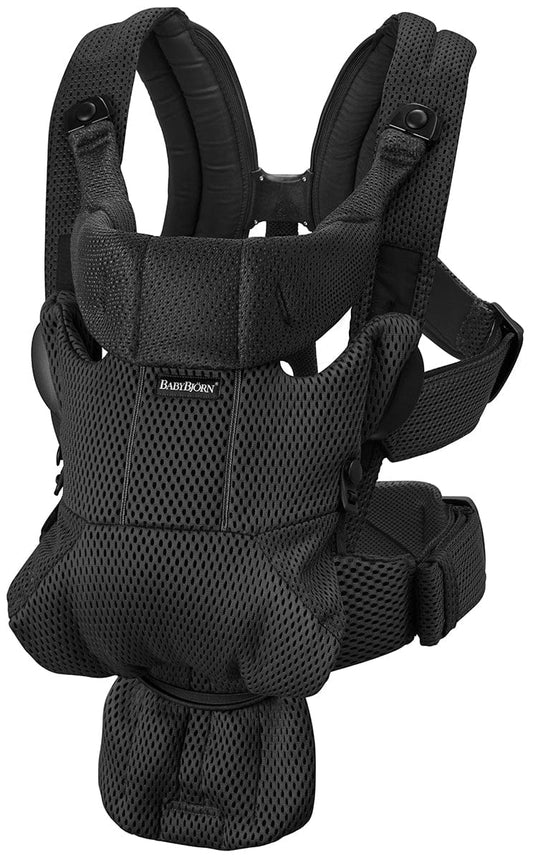 BabyBjörn Baby Carrier Free 3D Mesh, Black - 099625US