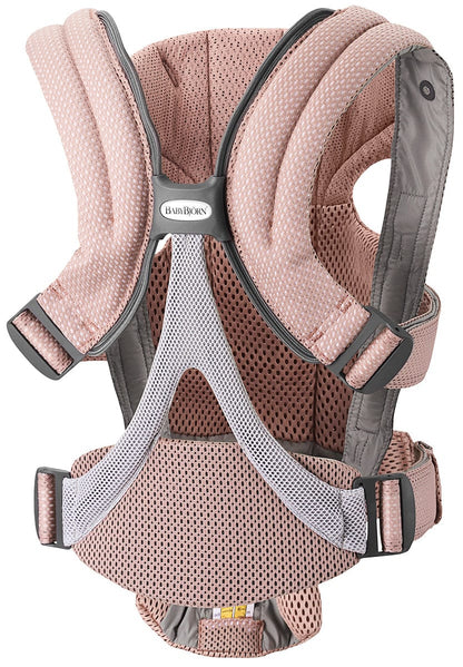 BabyBjörn Baby Carrier Free 3D Mesh, Dusty Pink - 099603US