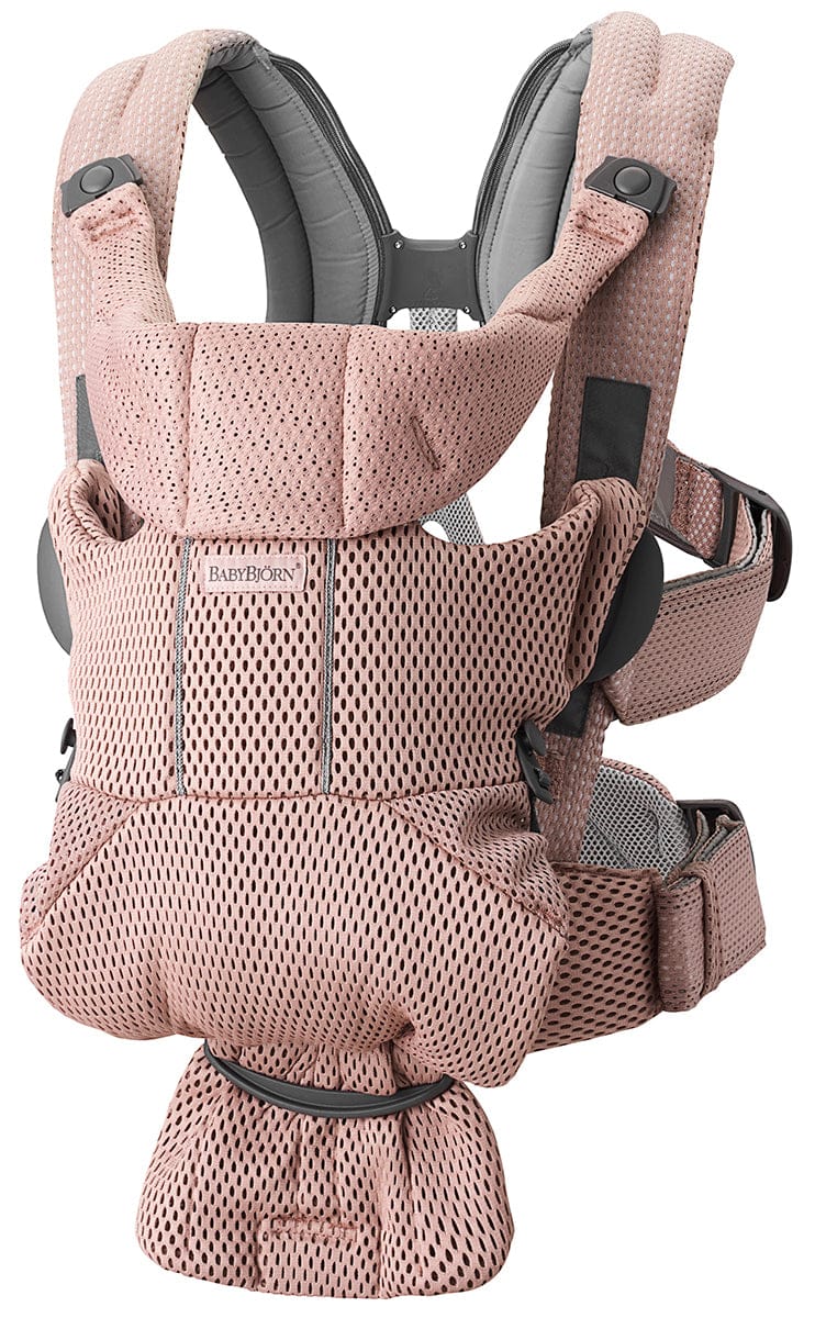 BabyBjörn Baby Carrier Free 3D Mesh, Dusty Pink - 099603US