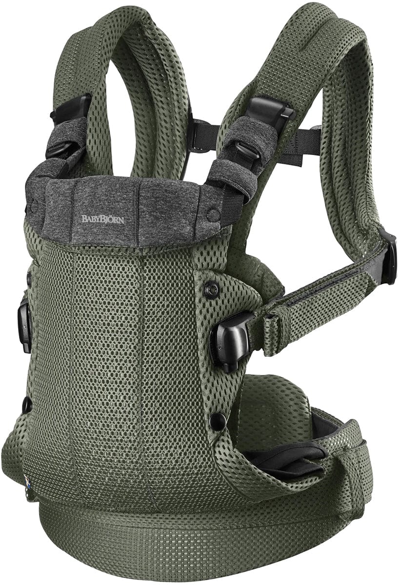 BabyBjörn Baby Carrier Harmony 3D Mesh, Dark Green - 088047US