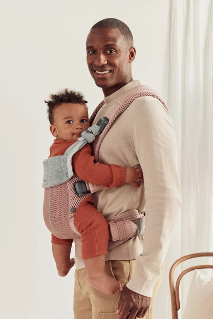 BabyBjörn Baby Carrier Harmony 3D Mesh, Dusty Pink - 088003US