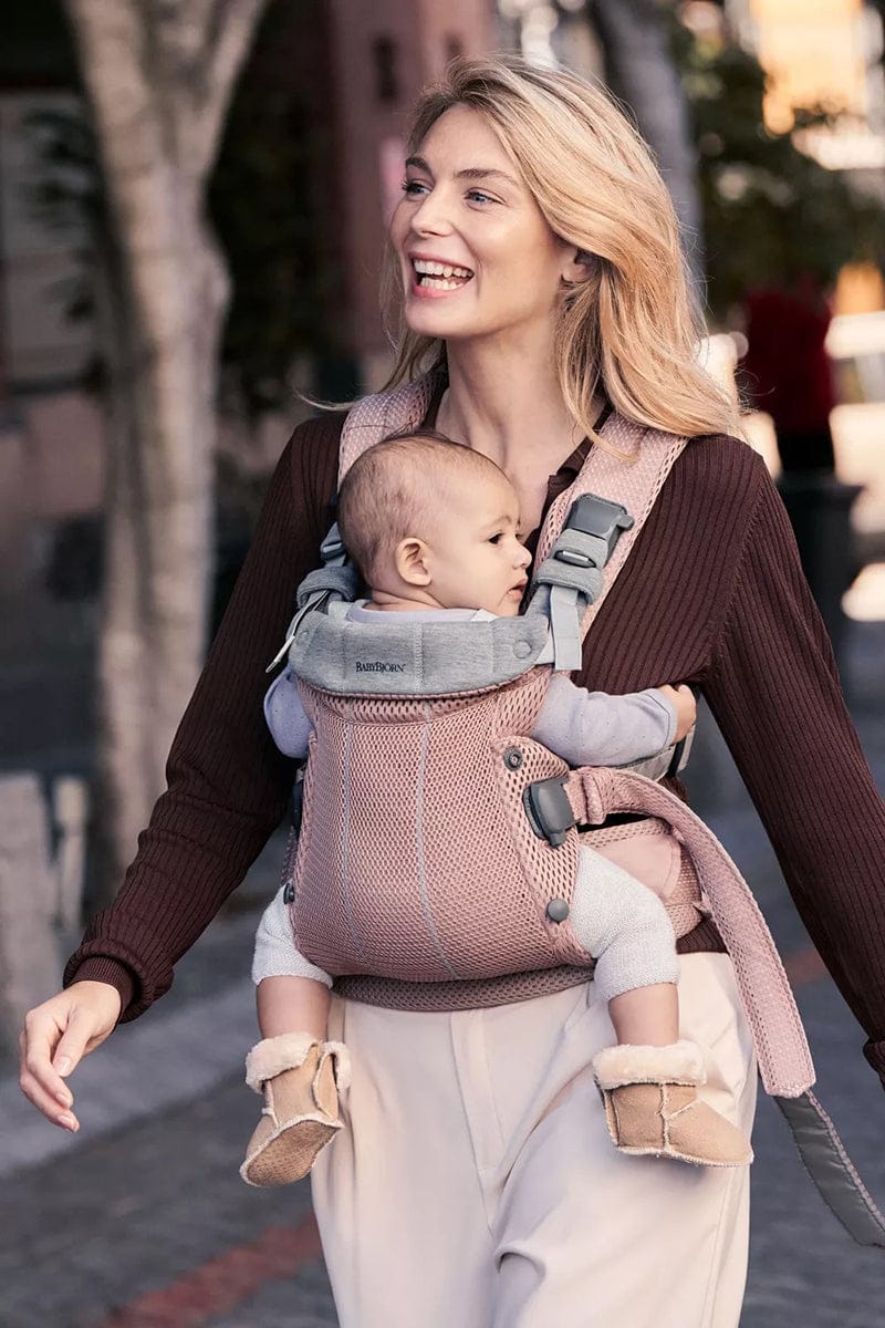 BabyBjörn Baby Carrier Harmony 3D Mesh, Dusty Pink - 088003US