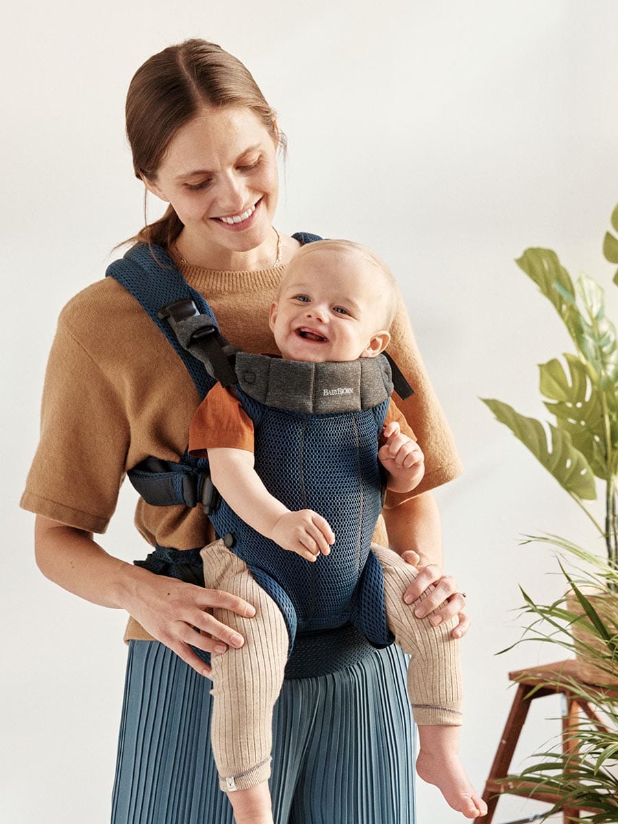 BabyBjörn Baby Carrier Harmony 3D Mesh, Navy - 088008US