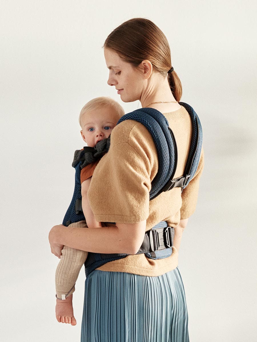 BabyBjörn Baby Carrier Harmony 3D Mesh, Navy - 088008US