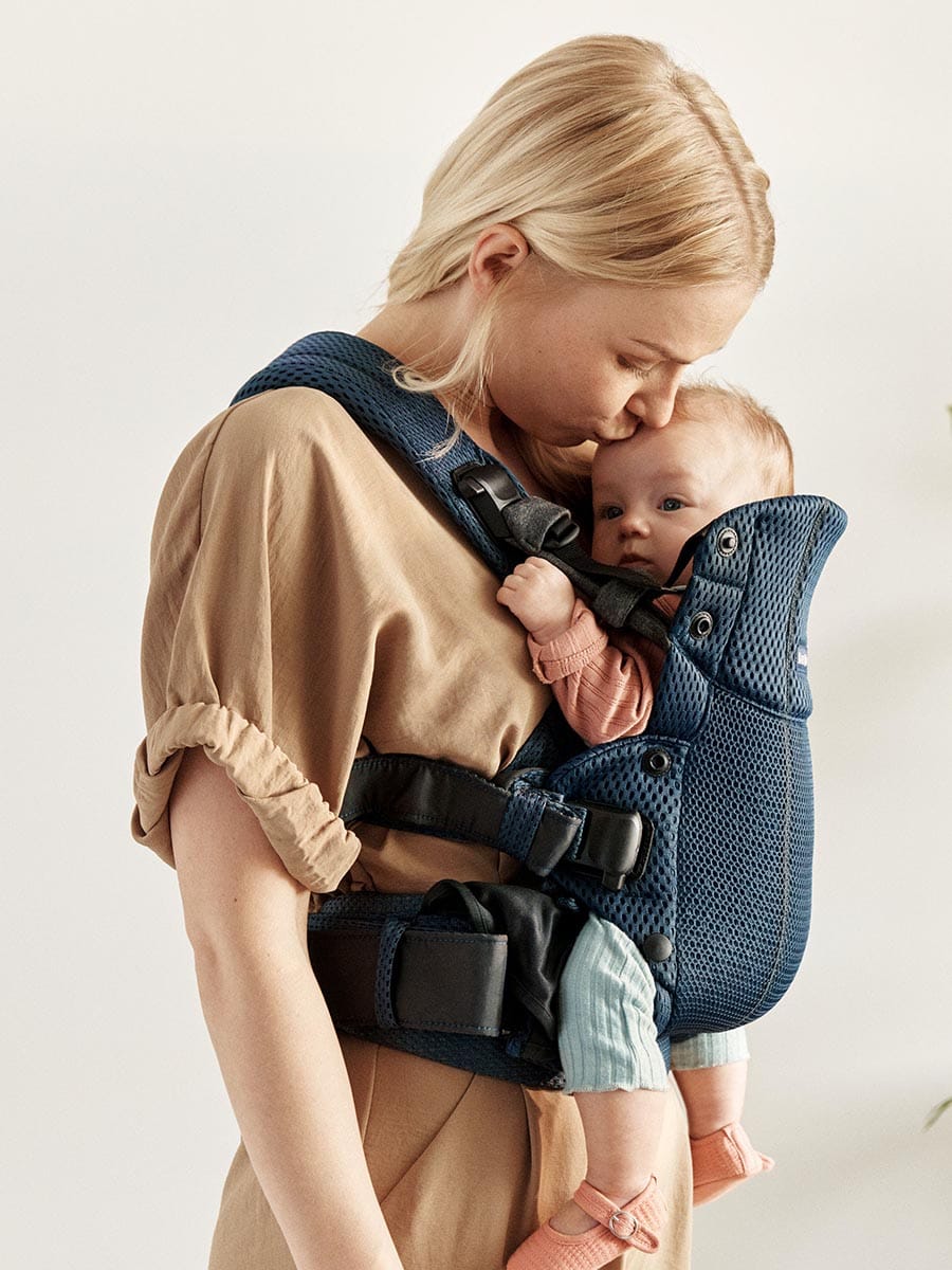 BabyBjörn Baby Carrier Harmony 3D Mesh, Navy - 088008US