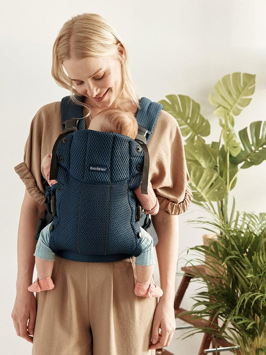 BabyBjörn Baby Carrier Harmony 3D Mesh, Navy - 088008US