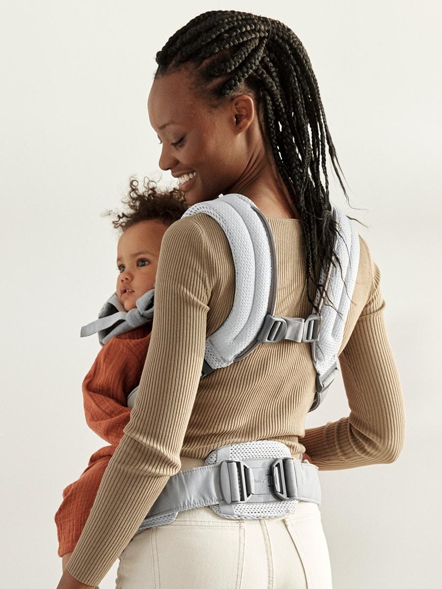 BabyBjörn Baby Carrier Harmony 3D Mesh, Silver - 088004US