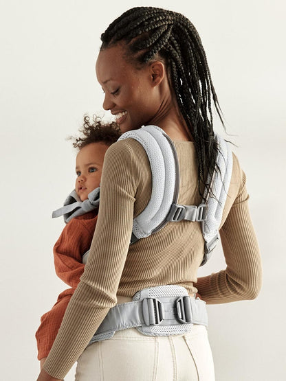 BabyBjörn Baby Carrier Harmony 3D Mesh, Silver - 088004US