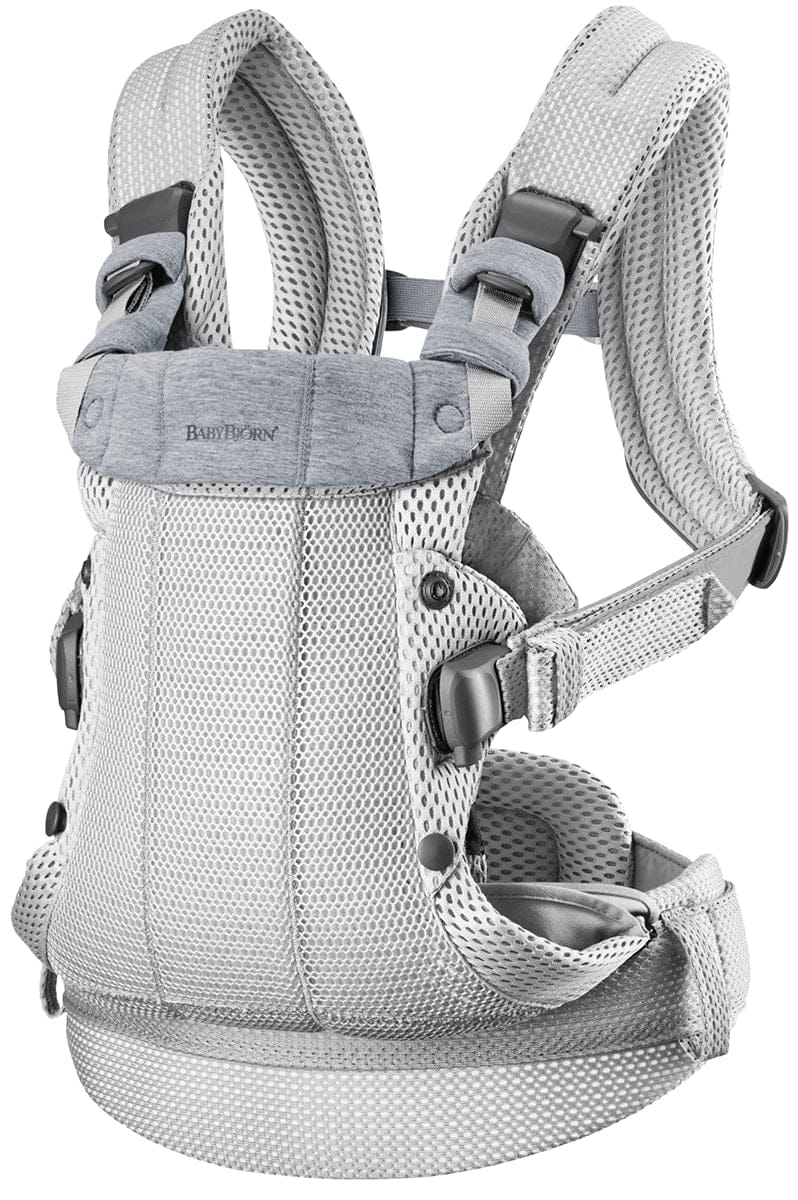 BabyBjörn Baby Carrier Harmony 3D Mesh, Silver - 088004US