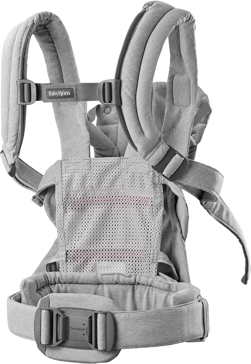 BabyBjörn Baby Carrier Harmony Woven Melange, Light Gray - 088029US