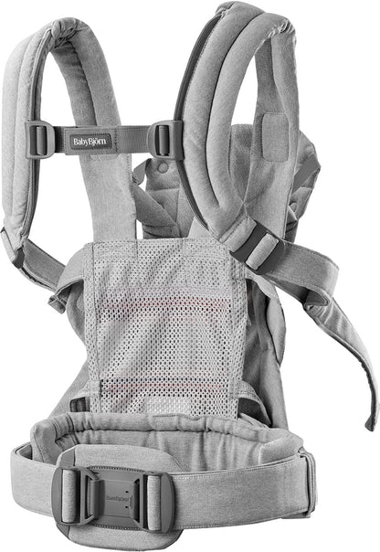 BabyBjörn Baby Carrier Harmony Woven Melange, Light Gray - 088029US