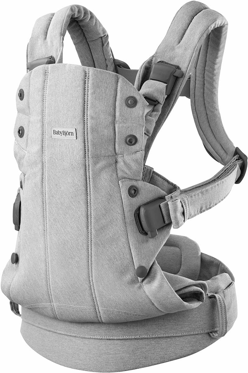 BabyBjörn Baby Carrier Harmony Woven Melange, Light Gray - 088029US