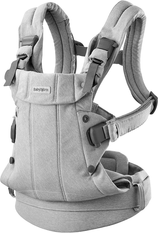 BabyBjörn Baby Carrier Harmony Woven Melange, Light Gray - 088029US