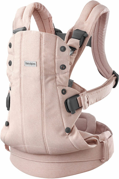 BabyBjörn Baby Carrier Harmony Woven Melange, Light Pink - 088028US