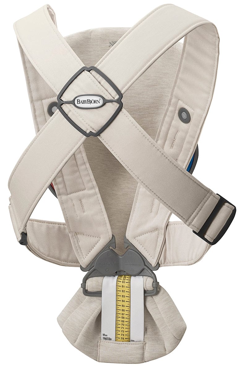 BabyBjörn Baby Carrier Mini 3D Jersey, Light Beige – Albee Baby