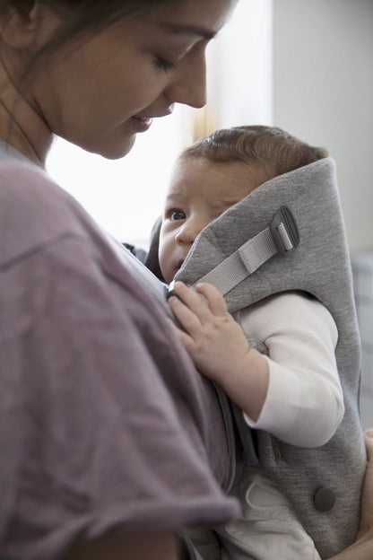 BabyBjörn Baby Carrier Mini 3D Jersey, Light Gray - 021072US