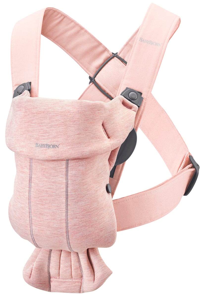 BabyBjörn Baby Carrier Mini 3D Jersey, Light Pink - 021077US