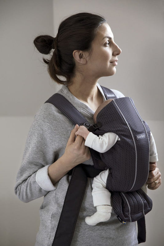 BabyBjörn Baby Carrier Mini 3D Mesh, Anthracite - 021013US