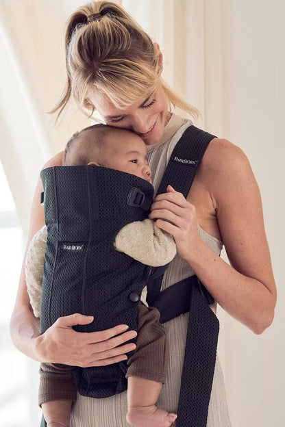 BabyBjörn Baby Carrier Mini 3D Mesh, Black - 021025US
