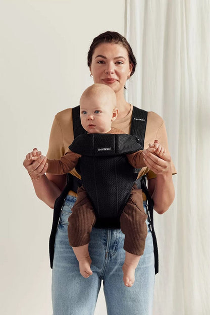 BabyBjörn Baby Carrier Mini 3D Mesh, Black - 021025US