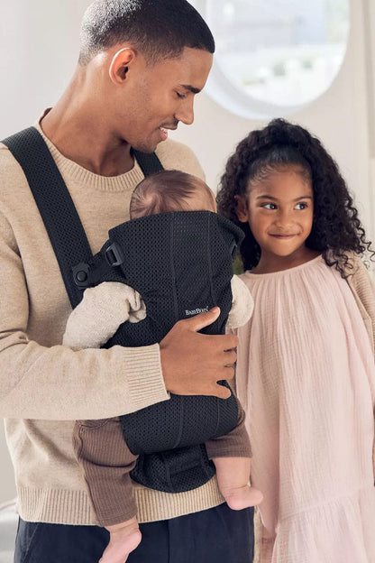BabyBjörn Baby Carrier Mini 3D Mesh, Black - 021025US
