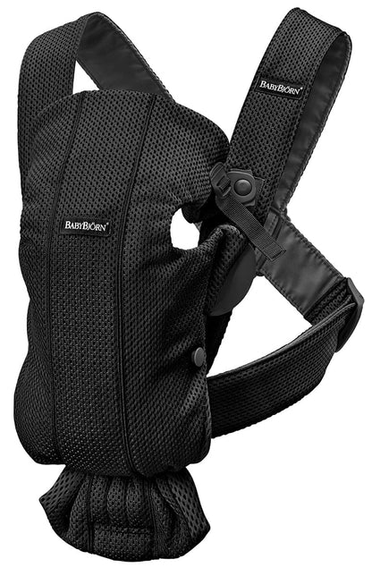 BabyBjörn Baby Carrier Mini 3D Mesh, Black - 021025US