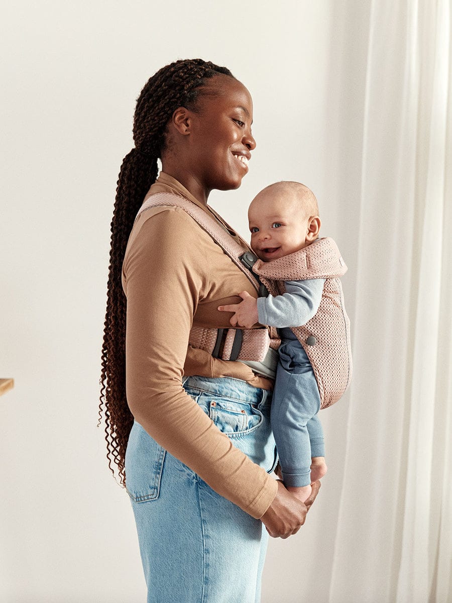 BabyBjörn Baby Carrier Mini 3D Mesh, Dusty Pink – Albee Baby