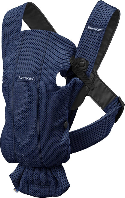 BabyBjörn Baby Carrier Mini 3D Mesh, Navy - 021008US
