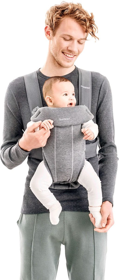BabyBjorn Baby Carrier Mini, 3D Jersey - Dove Blue