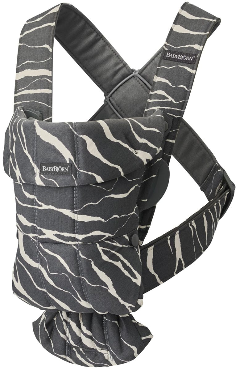 BabyBjorn Baby Carrier Mini, Cotton - Anthracite / Landscape - 021078US