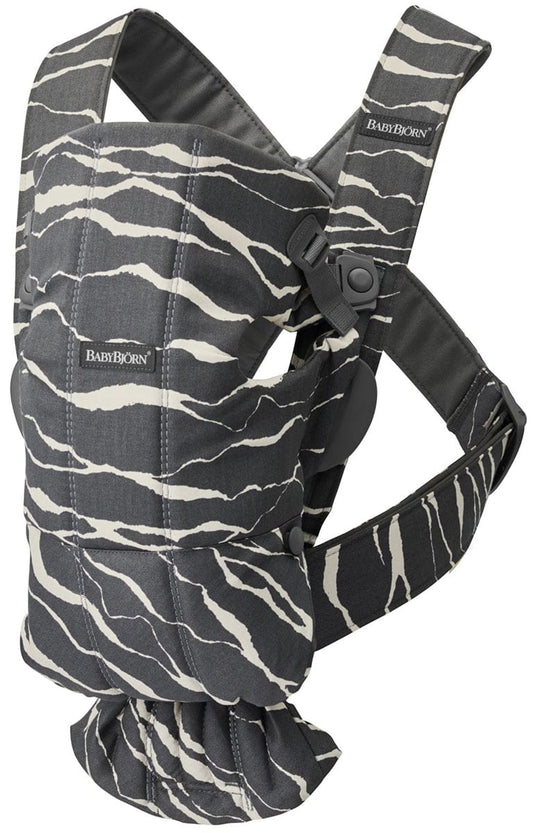 BabyBjorn Baby Carrier Mini, Cotton - Anthracite / Landscape - 021078US