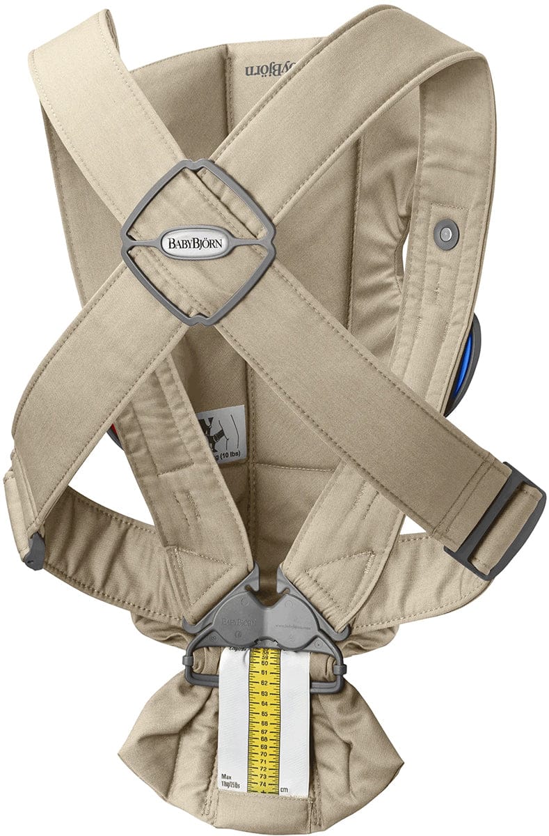 BabyBjorn Baby Carrier Mini, Woven - Beige - 021026US
