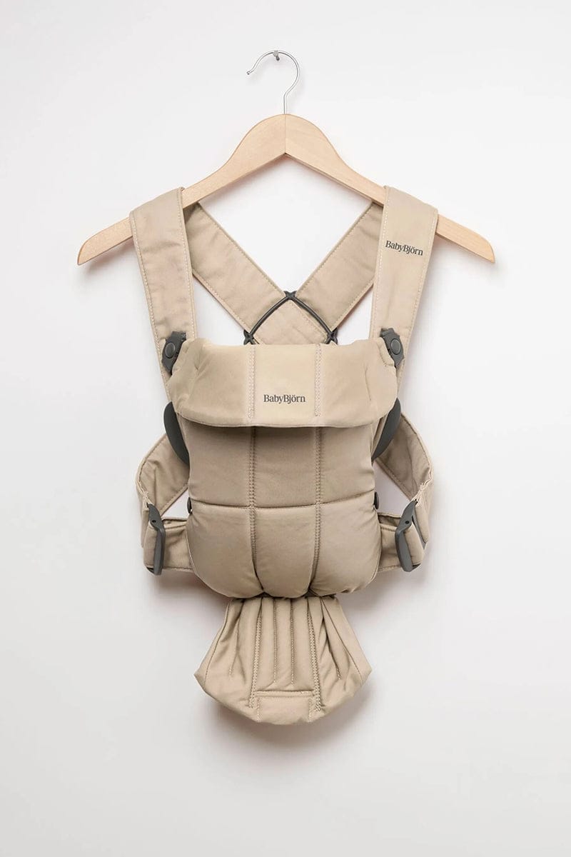 BabyBjorn Baby Carrier Mini, Woven - Beige - 021026US