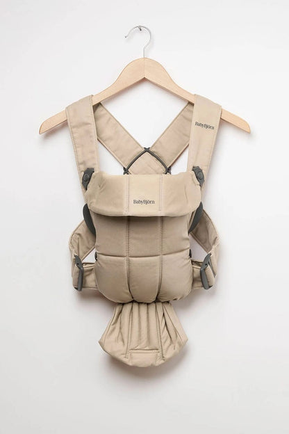 BabyBjorn Baby Carrier Mini, Woven - Beige - 021026US