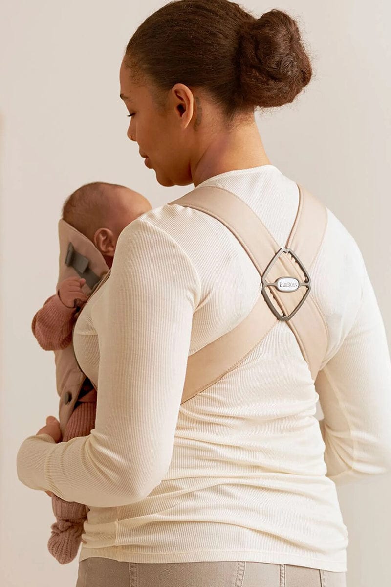 BabyBjorn Baby Carrier Mini, Woven - Beige - 021026US