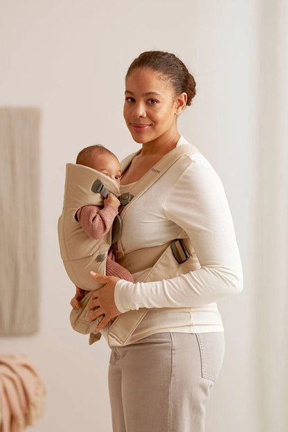 BabyBjorn Baby Carrier Mini, Woven - Beige - 021026US