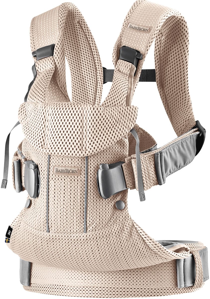 BabyBjörn Baby Carrier One Air, 3D Mesh - Pearly Pink - 098001US
