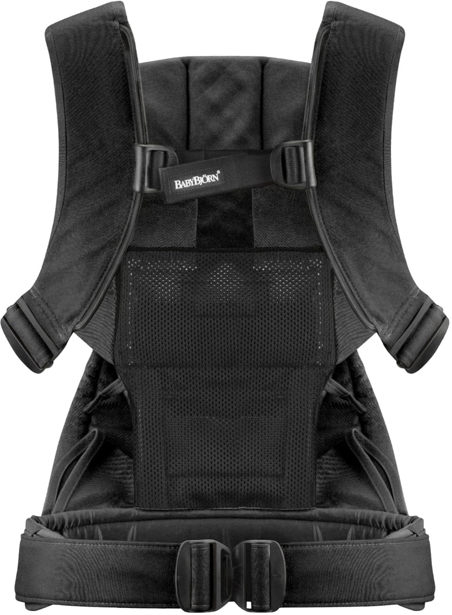 BabyBjorn Baby Carrier One - Black/Orange Lines - 091086US