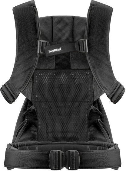 BabyBjorn Baby Carrier One - Black/Orange Lines - 091086US