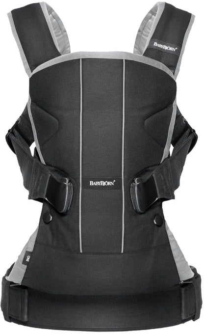 BabyBjorn Baby Carrier One - Black/Silver