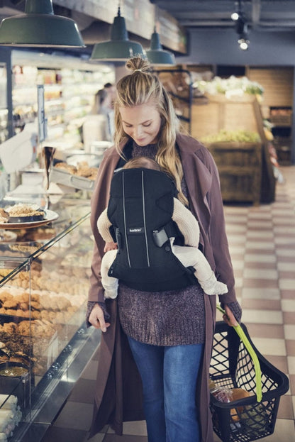 BabyBjorn Baby Carrier One - Black/Silver