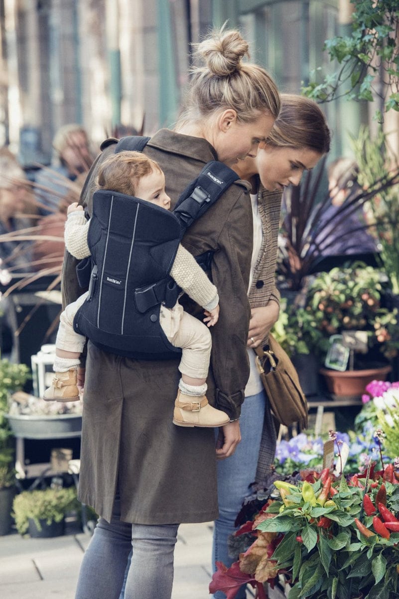 BabyBjorn Baby Carrier One - Black/Silver