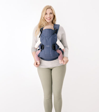 BabyBjorn Baby Carrier One - Classic Denim/Midnight Blue - 098051US