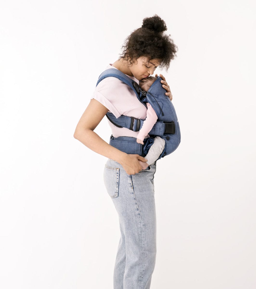 BabyBjorn Baby Carrier One - Classic Denim/Midnight Blue - 098051US