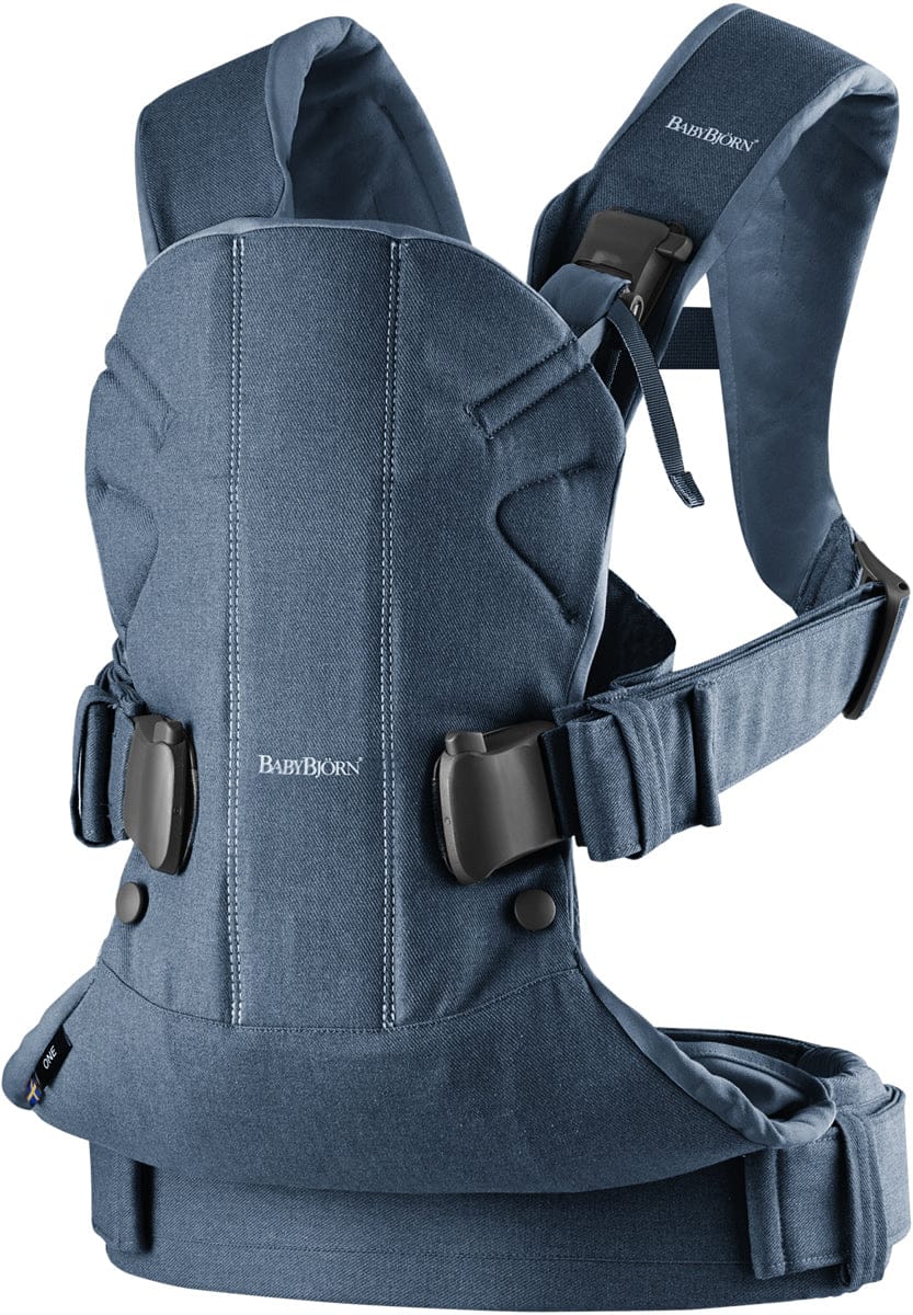 BabyBjorn Baby Carrier One - Classic Denim/Midnight Blue - 098051US