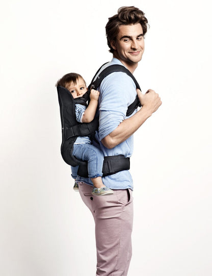 BabyBjörn Baby Carrier One Cotton Mix, Black - 098123us