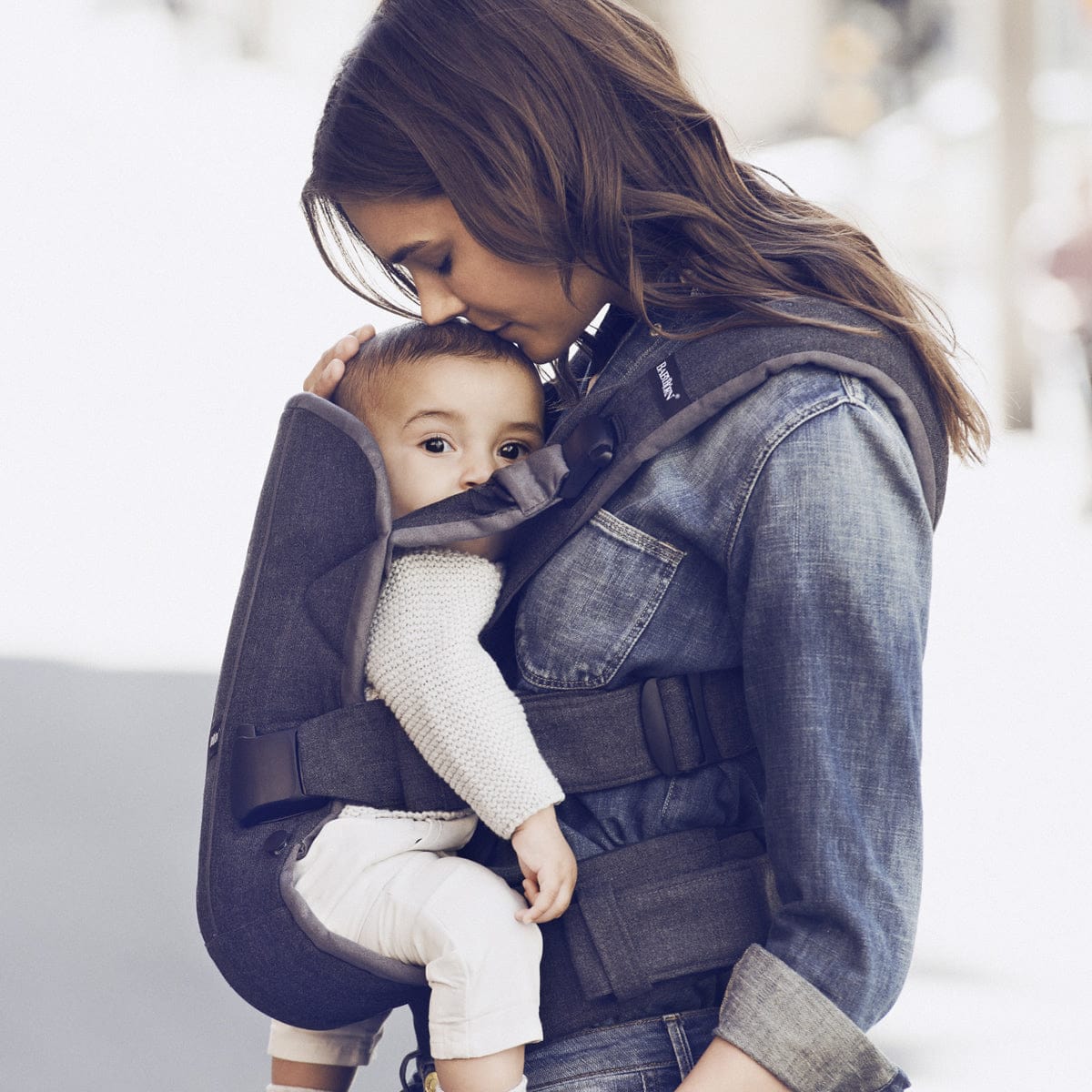 BabyBjorn Baby Carrier One - Denim Grey - 093094US