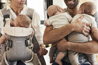 BabyBjorn Baby Carrier One - Grey/Pink Sprinkles - 098077US