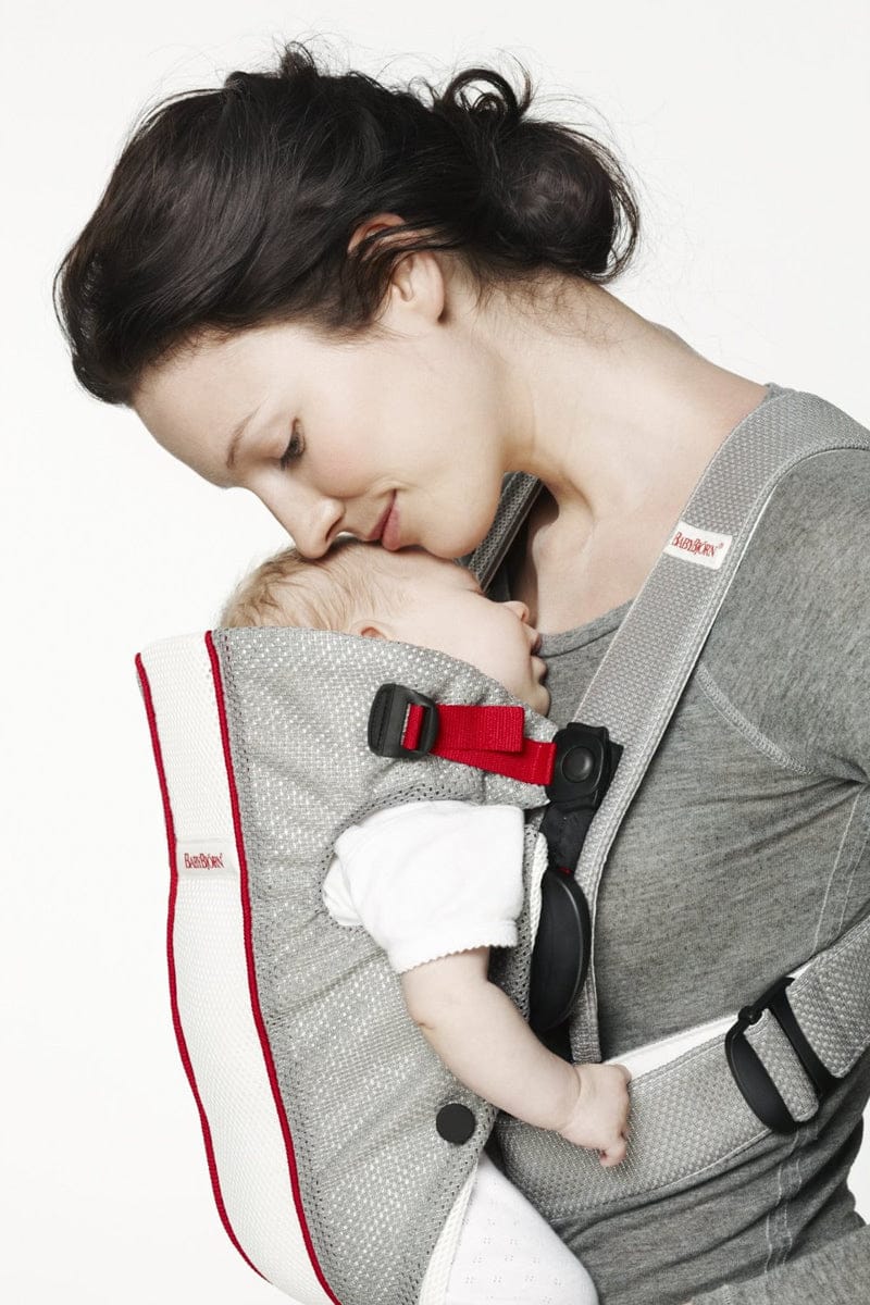 BabyBjorn Baby Carrier Original, Mesh - Gray & White