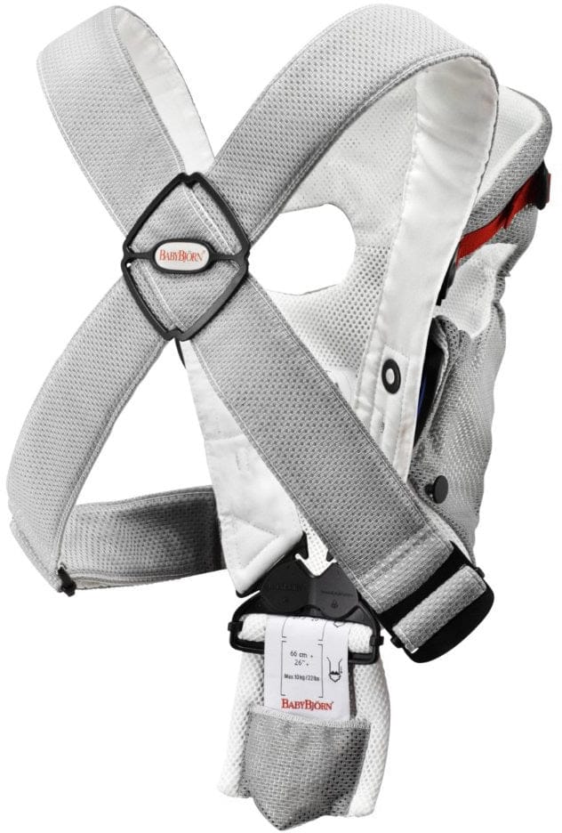 BabyBjorn Baby Carrier Original, Mesh - Gray & White